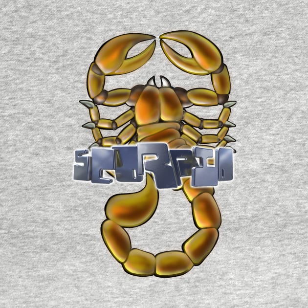 Front and Back Scorpio Tee by NochTec